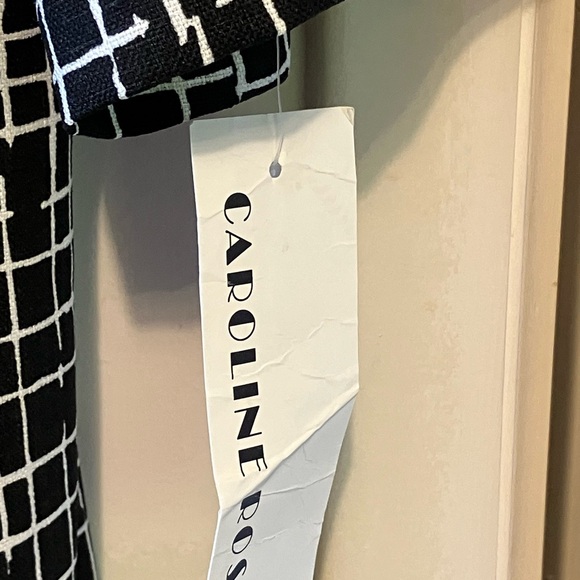 NEW Caroline Rose 2pc Black White Jacket & Tank SET sz XL - Picture 3 of 5